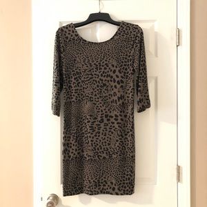 Banana Republic animal print dress